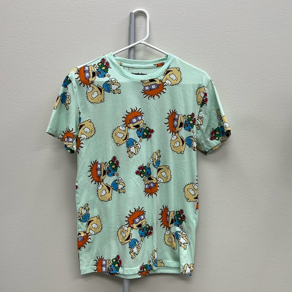 Tommy & Chucky Rugrats NICKELODEON Tee Shirt Size S 💖50% off Bundles💖